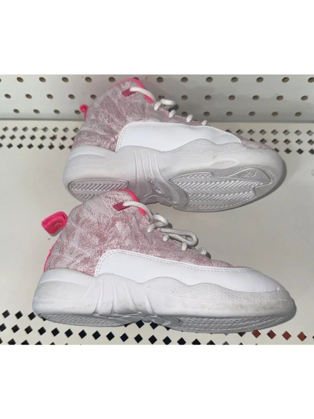Jordan 12 Retro PS Arctic Pink Toddler Basketball Shoes Size 12C 510816-101